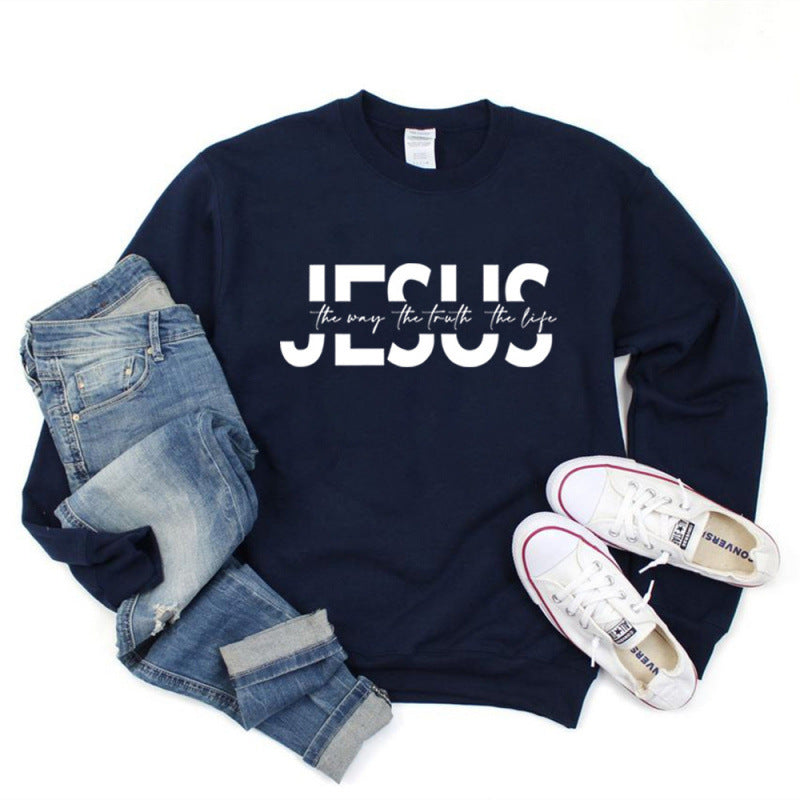 Damen lässiger Sweatshirt mit inspirierendem Spruch und hohem Tragekomfort R&B
