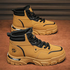 Damen Modische High-Top Sneakers mit robustem Sohlenprofil R&B