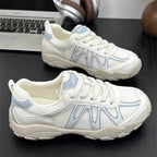 Damen Sportliche Sneakers mit atmungsaktiver Mesh-Konstruktion R&B