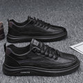 Damen modische Sneakers aus hochwertigem Leder mit dämpfender Sohle R&B