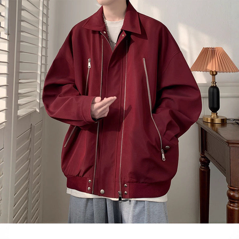 Damen Oversized Jacke mit innovativem Reißverschluss und lässigem Schnitt