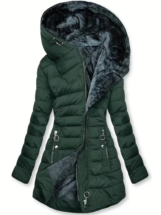Damen Langzeit-Winterjacke mit weichem Innenfutter R&B