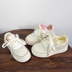 Damen modische Sneakers mit kariertem Innenfutter und hochdämpfender Sohle R&B