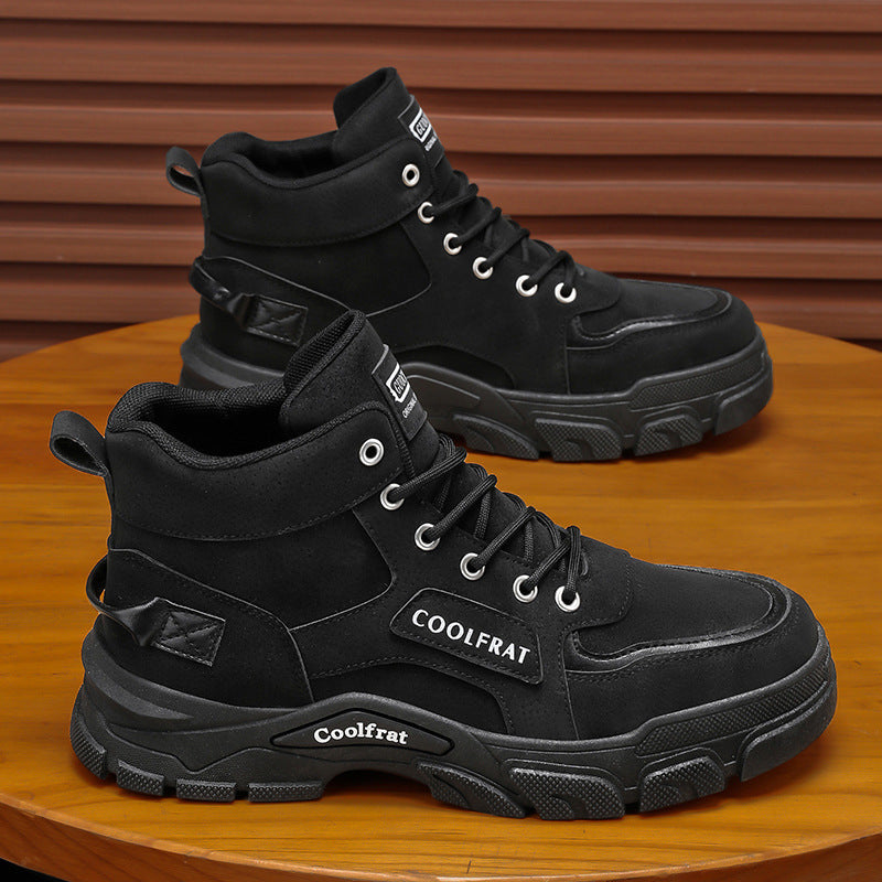 Damen Chunky High-Top Sneakers mit rutschfester Sohle und verstärkter Dämpfung
