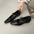 Damen Elegante Ballerinas mit modischem Riemchen und edlem Dekor EB