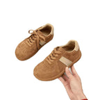 Damen Komfortable Sneakers aus hochwertigem Wildleder mit flexiblem Schnürsystem