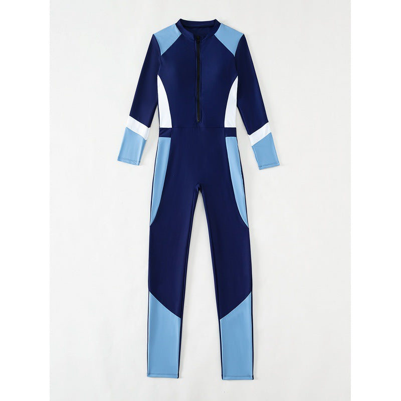 Damen Sportlicher Neoprenanzug mit hohem Kragen R&B