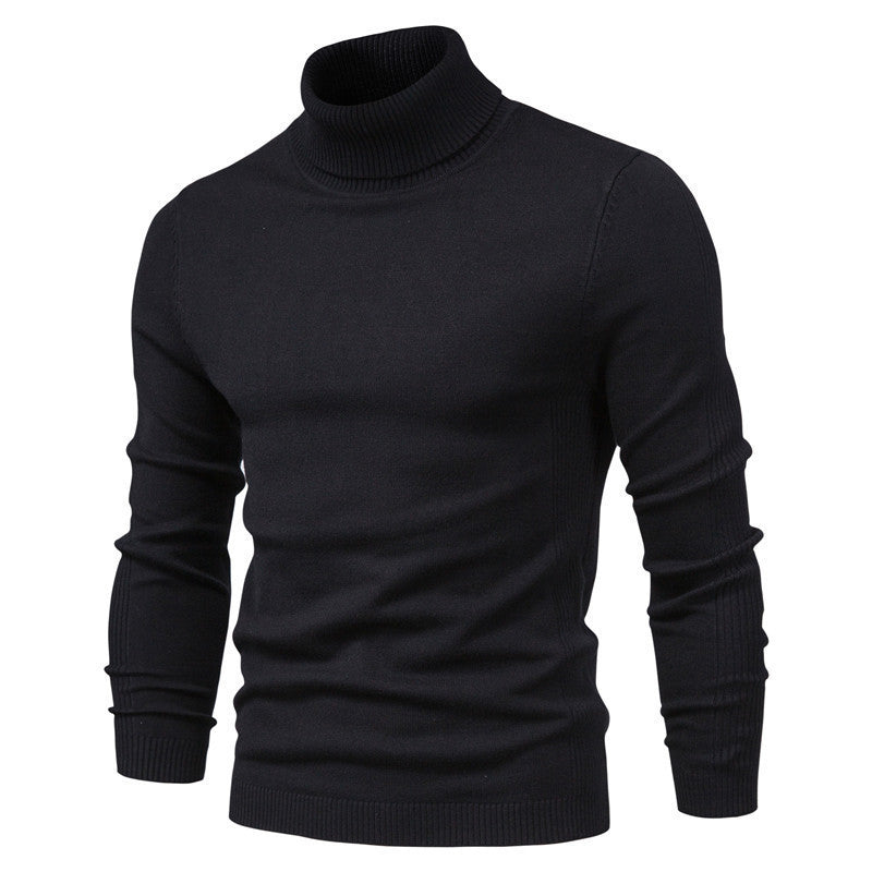 Herren eleganter Rollkragenpullover aus feinem Strick R&B