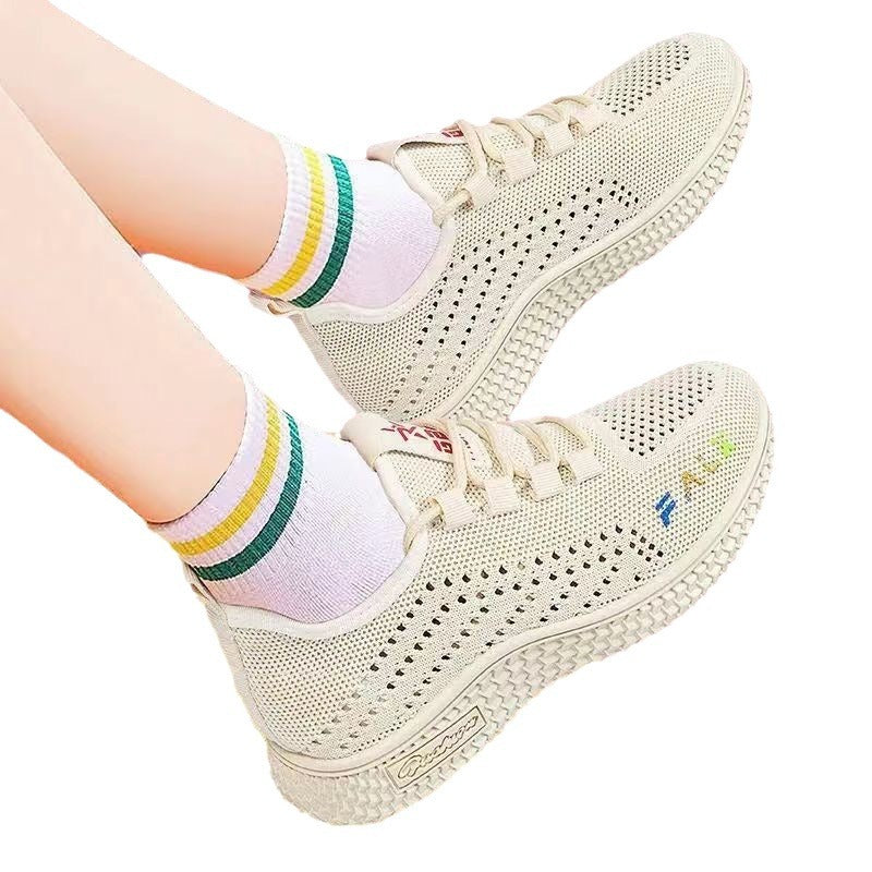 Damen Leichte und atmungsaktive Freizeitsneaker mit strategischer Belüftung R&B