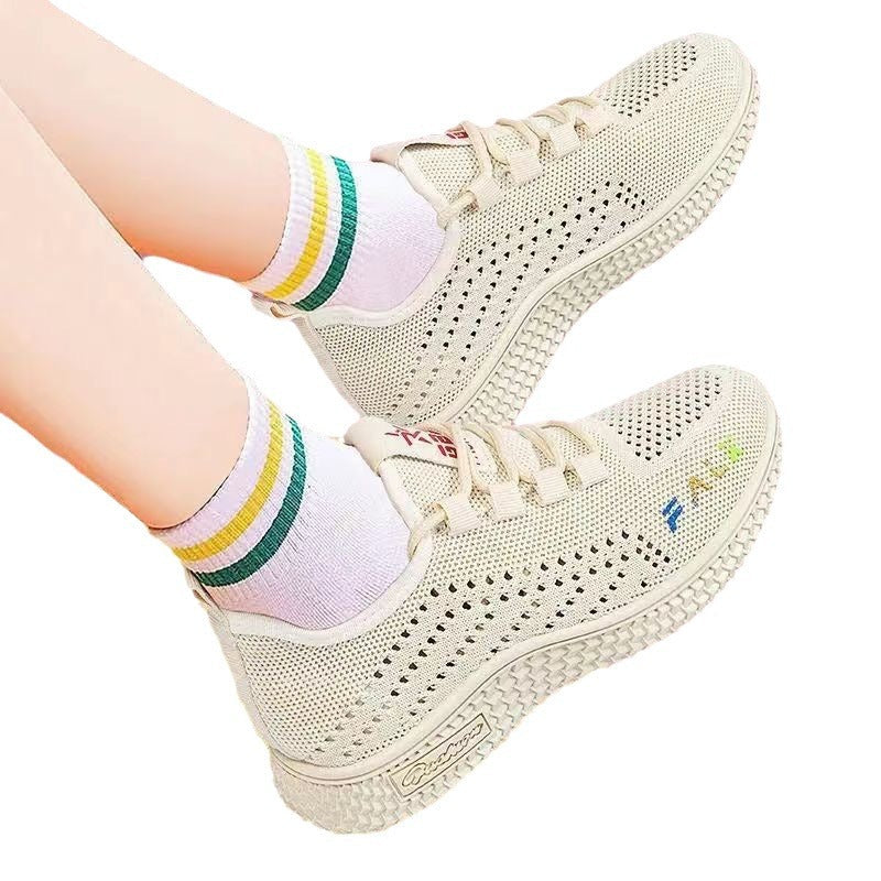 Damen Leichte und atmungsaktive Freizeitsneaker mit strategischer Belüftung R&B