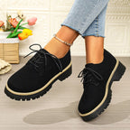 Damen Bequeme Schnürschuhe mit rutschfester Sohle R&B