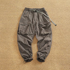 Damen Cargo-Hose mit elastischem Bund und multifunktionalen Taschen R&B