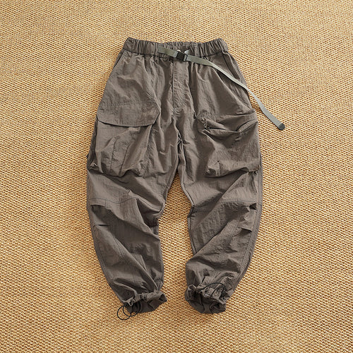 Damen Cargo-Hose mit elastischem Bund und multifunktionalen Taschen R&B