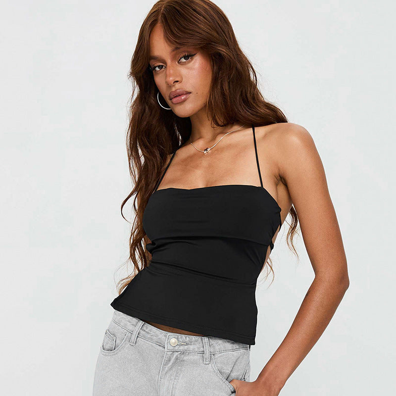 Damen lässiges Trägershirt mit hochwertigem Material und modischem Schnitt R&B