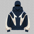 Damen trendige oversized Kapuzenjacke R&B