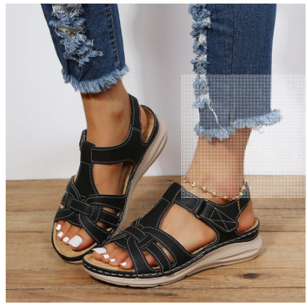 Damen Komfortable Sandalen mit atmungsaktivem Obermaterial und flexiblem Fußbett R&B