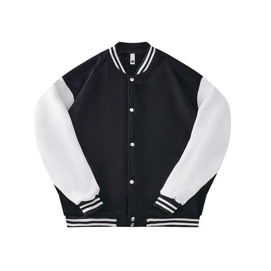 Damen Sportliche Bomberjacke mit Kontrastärmel und modernem Design R&B