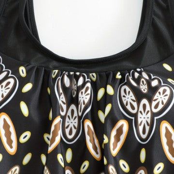 Damen Tankini-Set mit buntem Muster und bequemen Badeshorts R&B
