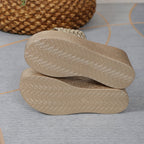 Damen Wedge-Pantoletten mit geflochtenem Riemen und komfortabler Sohle R&B