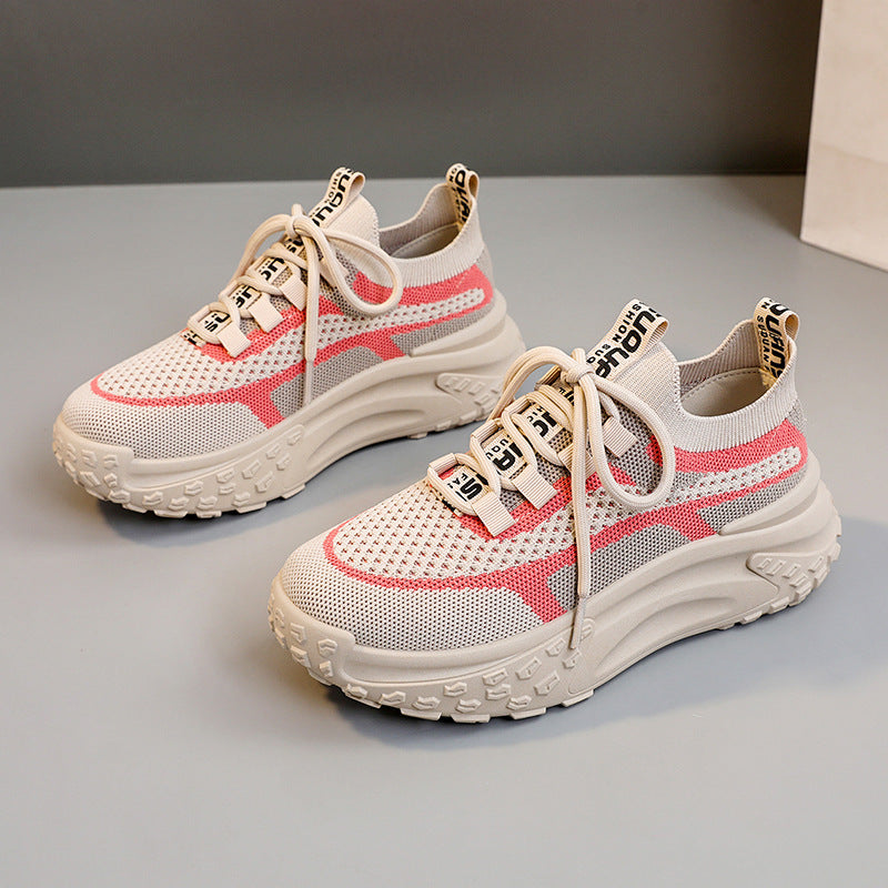 Damen Sportliche Fashion Sneakers mit atmungsaktivem Obermaterial R&B