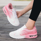 Damen Luftpolster Sneakers mit atmungsaktivem Mesh-Obermaterial und flexibler Sohle