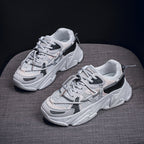 Damen Sportliche Chunky Sneakers mit atmungsaktivem Obermaterial und rutschfester Sohle R&B
