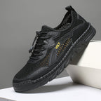 Herren Atmungsaktive Sportschuhe mit elastischem Schnellschnürsystem R&B