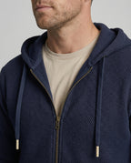 Sportliche Kapuzenjacke Herren mit modernem Mesh-Design