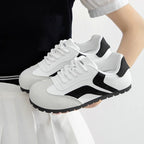 Damen Sportliche Freizeit-Sneaker mit atmungsaktiver Oberflächenstruktur