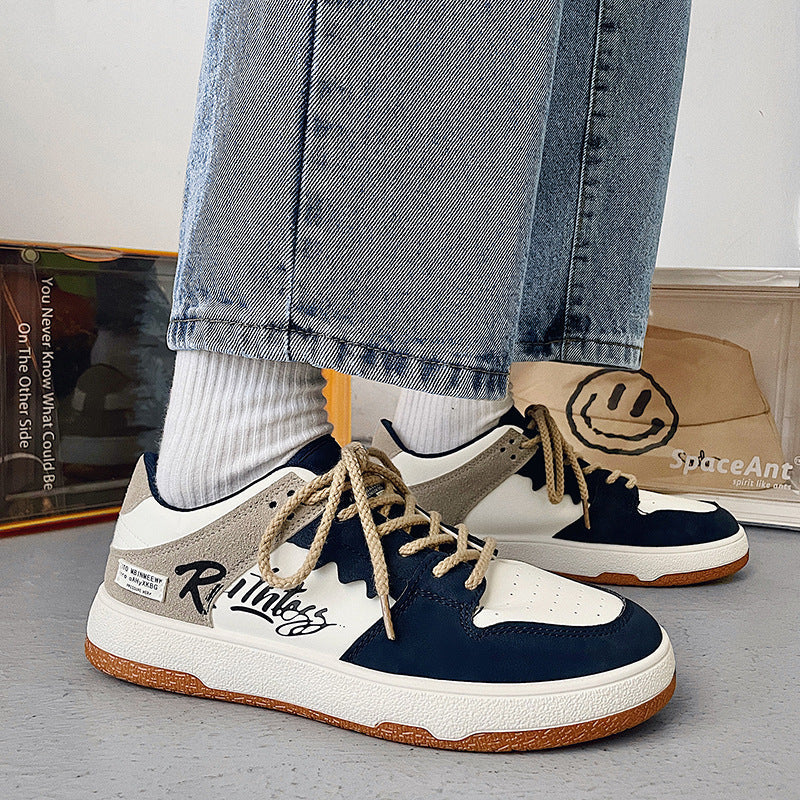 Damen Sneaker mit sportlichem Design und gepolstertem Kragen R&B