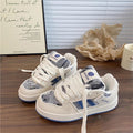 Damen modische Sneakers mit robustem Obermaterial und einzigartigem Design R&B