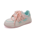Damen modische Sneakers mit sportlicher rutschfester Sohle und atmungsaktiver Struktur R&B