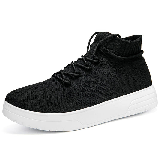 Damen Hohe Sneaker aus atmungsaktivem Strickmaterial R&B