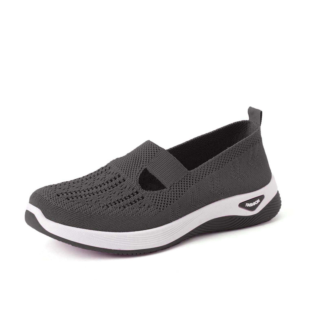 Damen Bequeme Slip-On Sneakers mit atmungsaktiver Netzstruktur R&B
