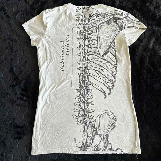 Damen Grafik-T-Shirt mit einzigartigem Skelett-Design R&B