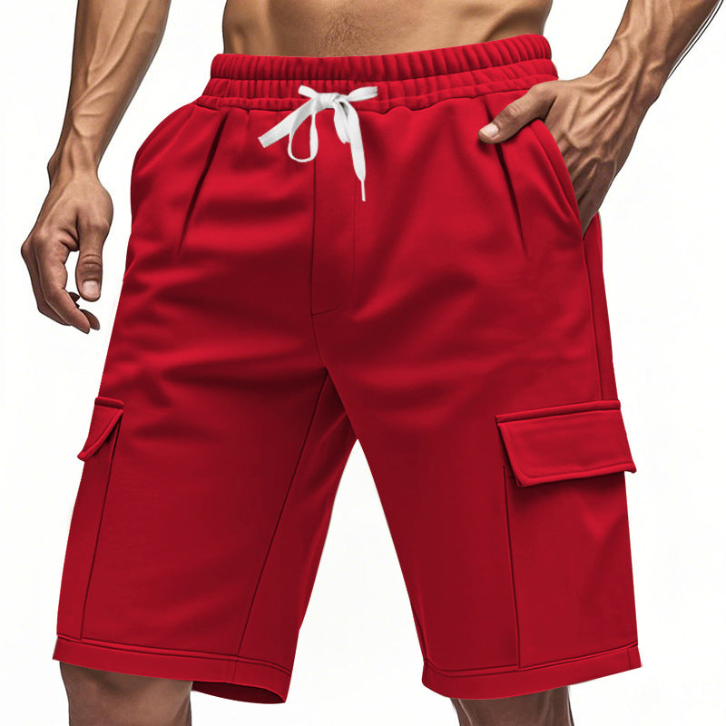 Damen komfortable Cargo-Shorts mit elastischem Bund und praktischen Seitentaschen R&B
