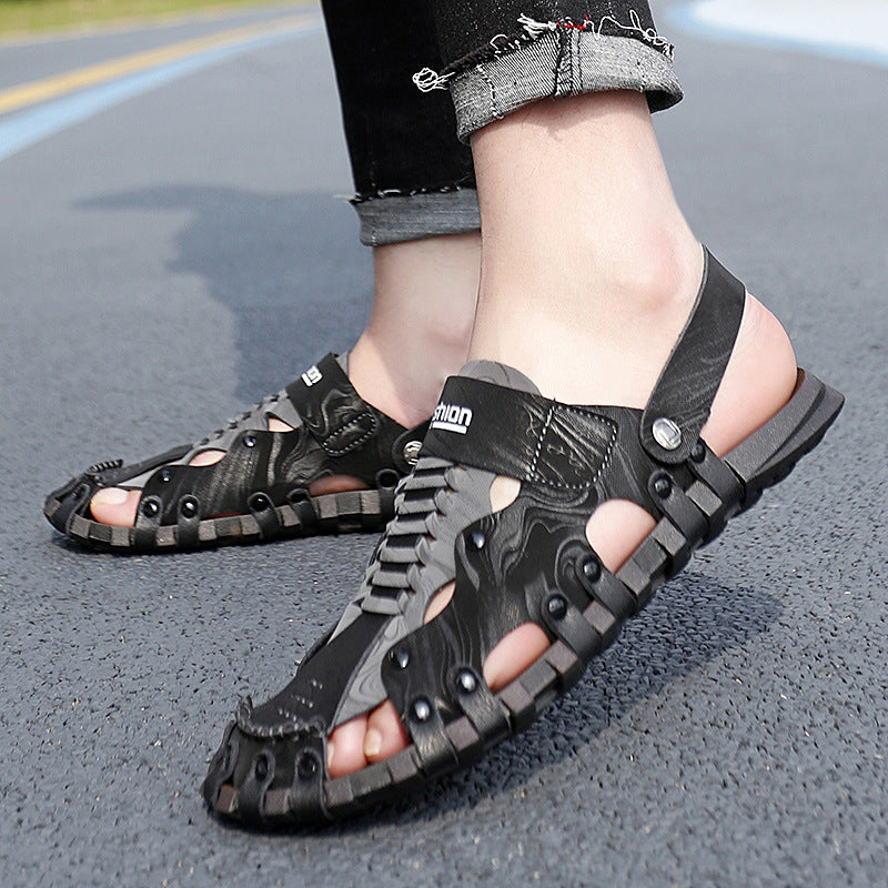 Damen Sportliche Wassersandalen mit verstellbarem Riemen und rutschfester Sohle R&B