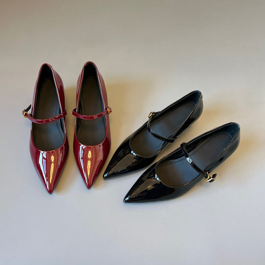 Damen Mary Jane Pumps mit schickem Riemchen R&B
