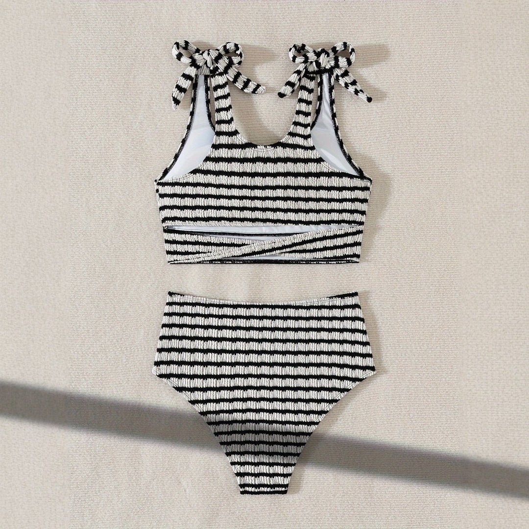 Damen Hochgeschnittener Sport-Bikini R&B