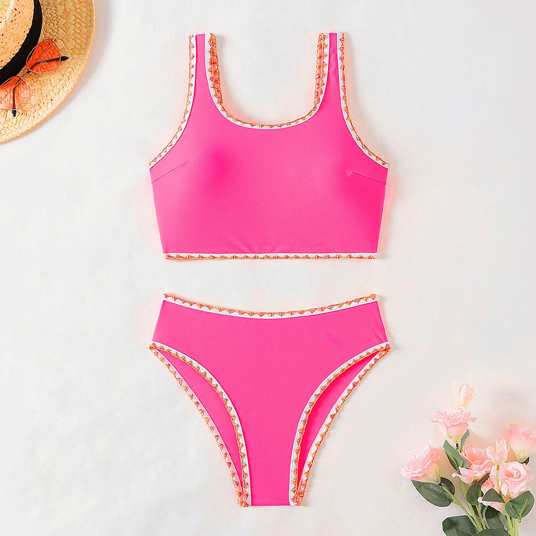 Damen Sportlicher Bikini R&B