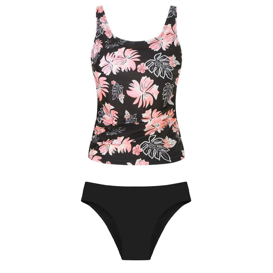 Damen Bikiniset mit floralem Oberteil und klassischem Unterteil R&B