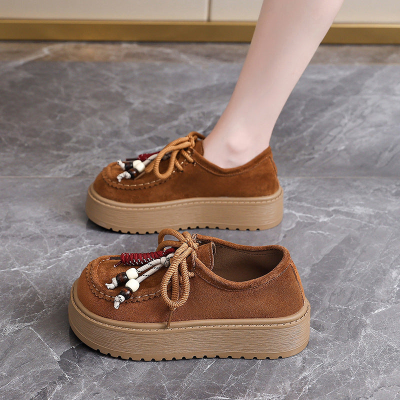 Damen Chunky Clogs mit dekorativen Schnürsenkeln R&B