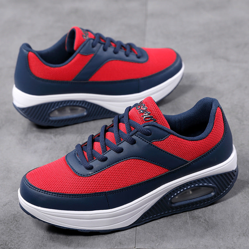 Damen Sportliche Sneaker mit atmungsaktivem Obermaterial und dämpfendem Air-Cushion-System