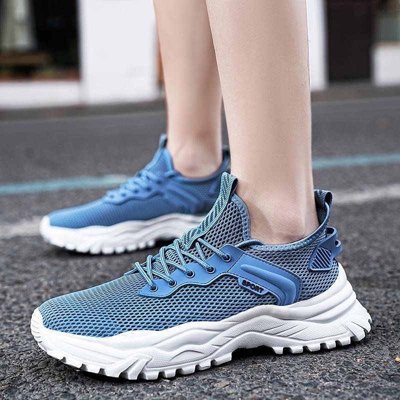 Herren Sportliche Mesh-Sneaker mit rutschfester Sohle und atmungsaktivem Obermaterial