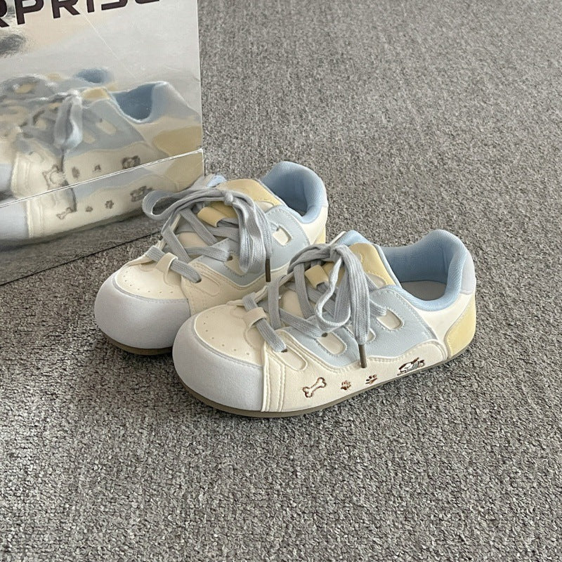 Damen Sportliche Sneaker mit tierisch verspieltem Design und atmungsaktiver Konstruktion R&B