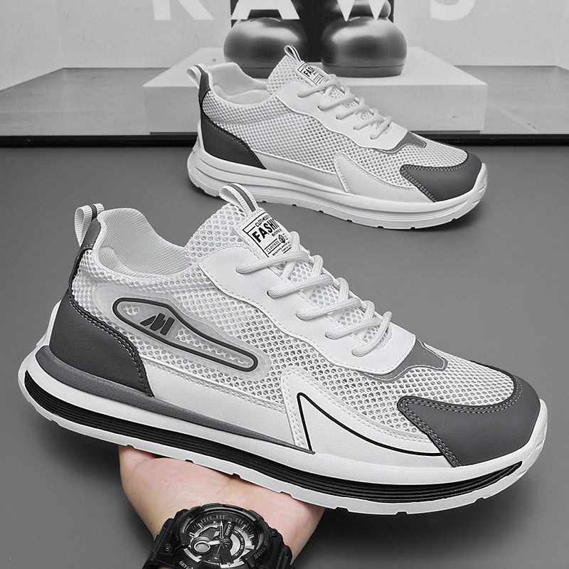 Damen Sportliche Sneakers mit atmungsaktivem Mesh-Obermaterial und dämpfender Sohle R&B