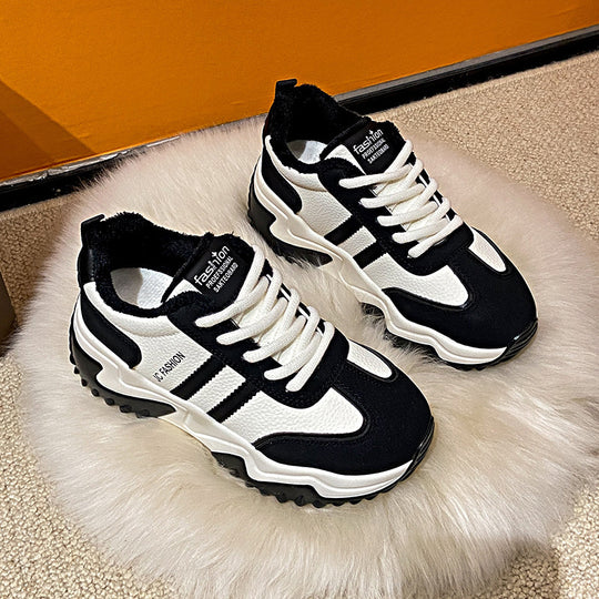 Damen modische Sneakers mit atmungsaktivem Mesh-Obermaterial und dämpfender Laufsohle R&B