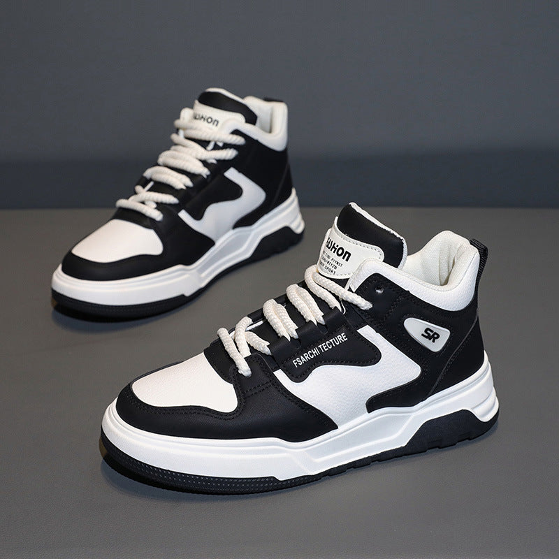 Damen Sportliche High-Top Sneakers mit rutschfester Sohle und gepolstertem Innenbereich EB