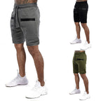 Herren Sportliche Shorts mit verstellbarem Bund und seitlichen Reißverschlusstaschen