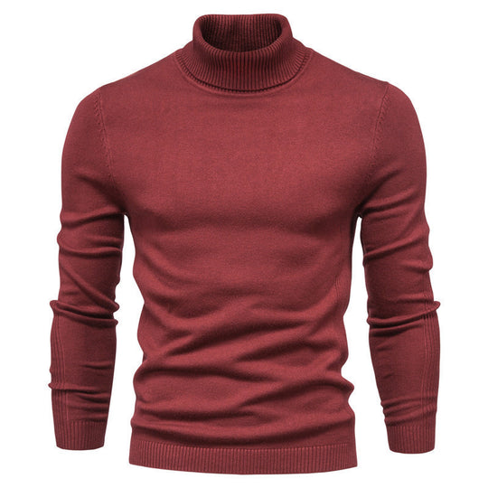 Herren eleganter Rollkragenpullover aus feinem Strick R&B